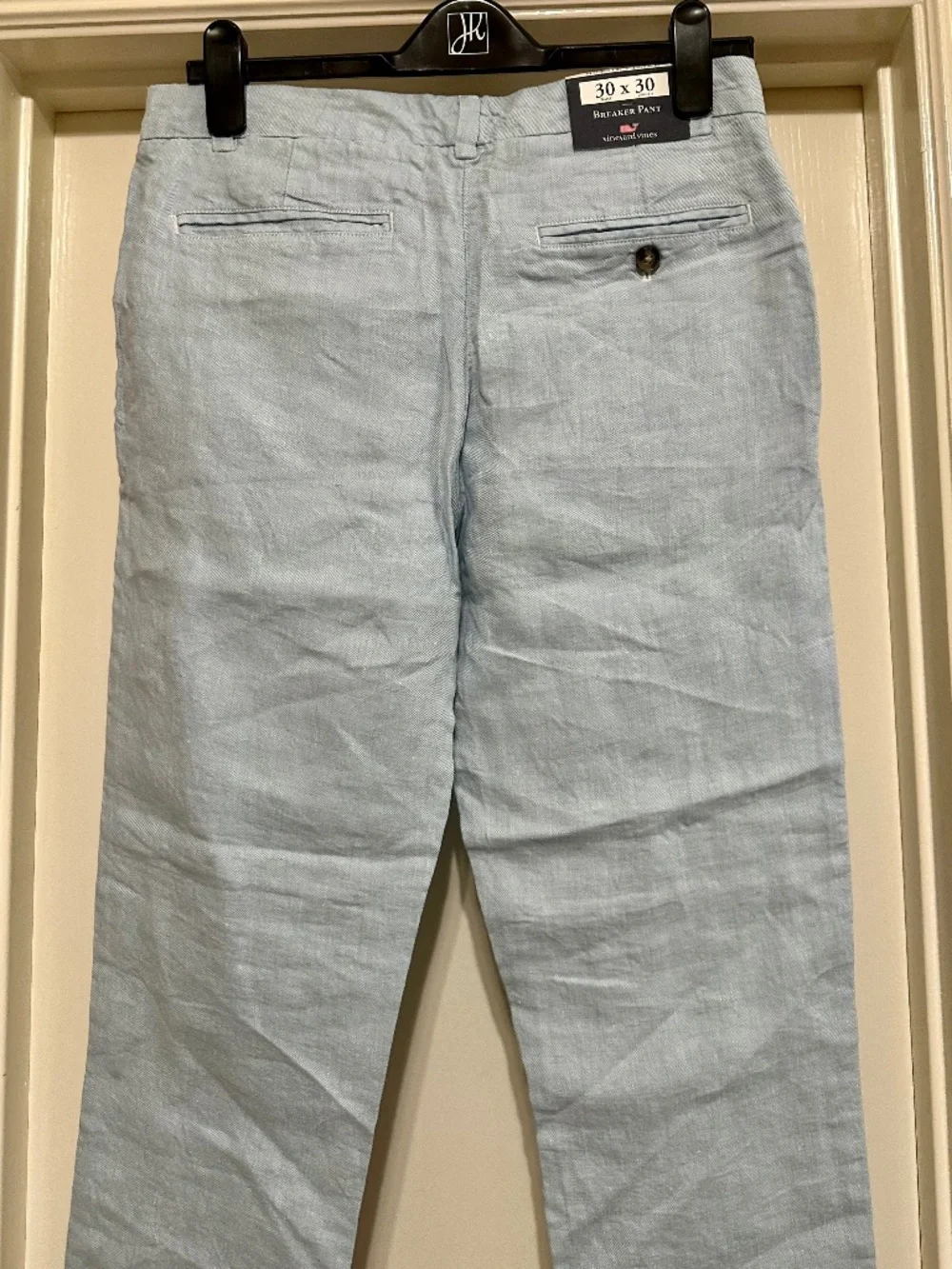 Vineyard Vines Linen Blue Breaker Pants 30 X 30